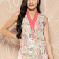 Ahalyaa Floral Printed Regular Gotta Patti Kurta with Palazzos | Swadesiicart