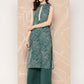 Ahalyaa Floral Printed Regular Kurta with Palazzos | Swadesiicart