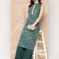 Ahalyaa Floral Printed Regular Kurta with Palazzos | Swadesiicart