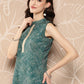 Ahalyaa Floral Printed Regular Kurta with Palazzos | Swadesiicart