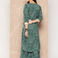 Ahalyaa Floral Printed Regular Gotta Patti Kurta with Palazzos | Swadesiicart