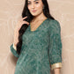 Ahalyaa Floral Printed Regular Gotta Patti Kurta with Palazzos | Swadesiicart