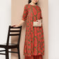 Ahalyaa Women Floral Printed Panelled Sequinned Kurta with Palazzos | Swadesiicart
