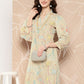 Ahalyaa Floral Printed Regular Kurta with Palazzos | Swadesiicart