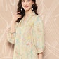 Ahalyaa Floral Printed Regular Kurta with Palazzos | Swadesiicart
