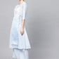 Ahalyaa Printed A Line Beautiful kurta with Palazzo for Women | Swadesiicart