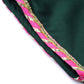 Ahalyaa Dark Green Solid Kimono Rayon Kurta Set For Women | Swadesiicart