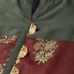Ahalyaa Brown & Olive Green Printed Kurta with Palazzo | Swadesiicart
