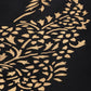 Ahalyaa Women Black & Golden Foil Print Kurta With Palazzo | Swadesiicart