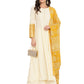 Ahalyaa Solid Anarkali Kurta With Dupatta Set | Swadesiicart