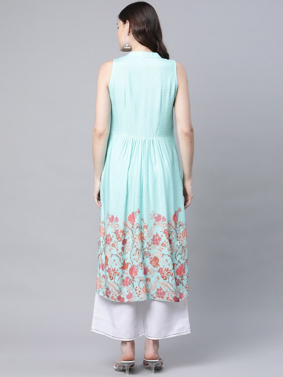 Ahalyaa Women Floral Printed Kurta | Swadesiicart