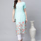 Ahalyaa Women Floral Printed Gotta Patti Kurta | Swadesiicart