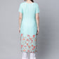 Ahalyaa Women Floral Printed Gotta Patti Kurta | Swadesiicart