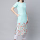 Ahalyaa Women Floral Printed Gotta Patti Kurta | Swadesiicart