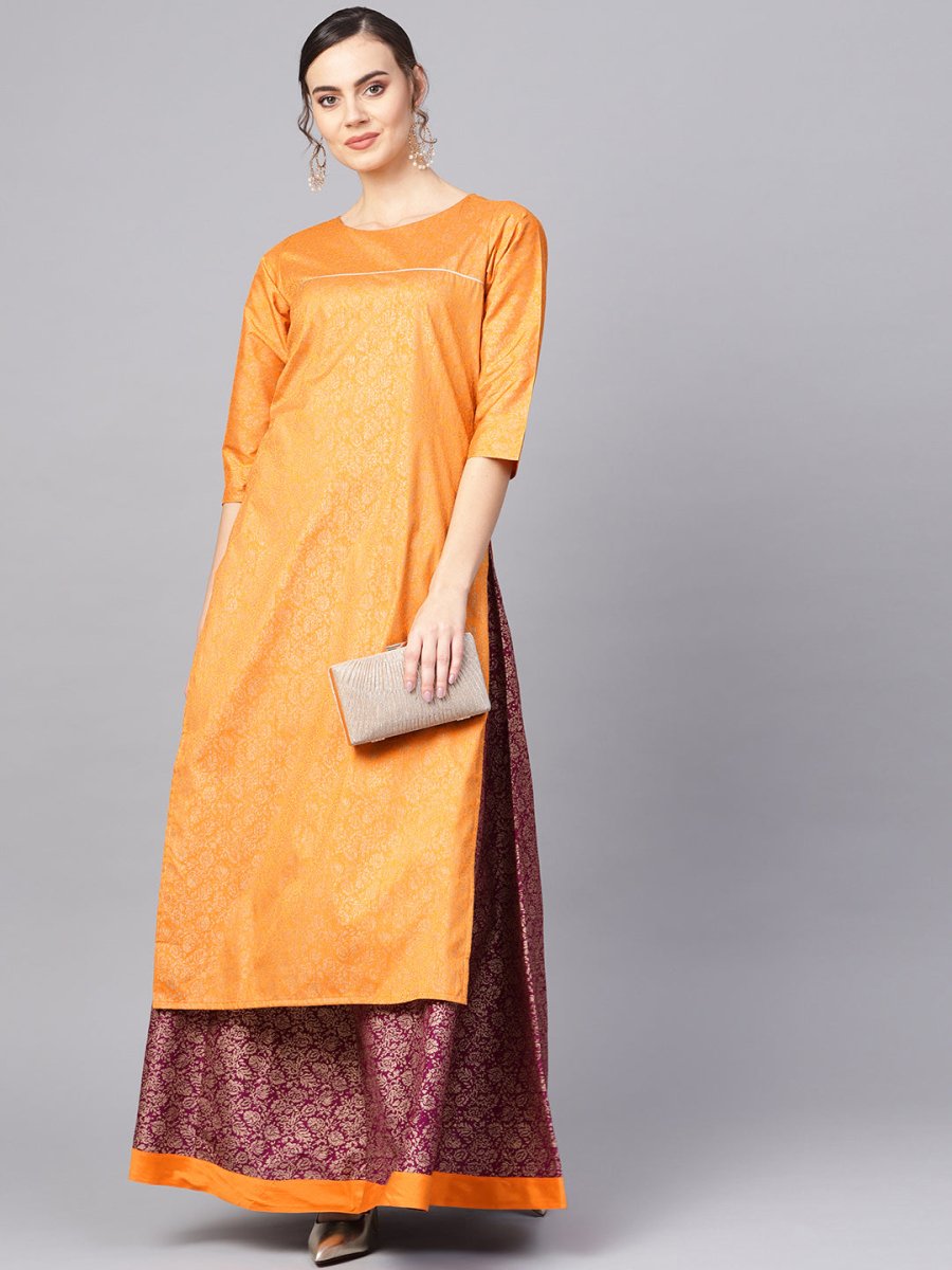 Ahalyaa Indo Western Kurta Set | Swadesiicart