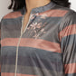 Ahalyaa Women's Multi Color Stripe Digital Print Velvet Kurta | Swadesiicart