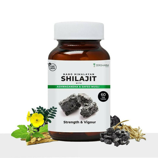 Zeroharm Nano Himalayan Sj With Ashwagandha, Safed Musli - Swadesiicart