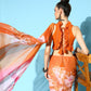 Ahalyaa Abstract Chiffon Saree | Swadesiicart