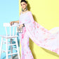 Ahalyaa Poly Chiffon Abstract Printed Saree | Swadesiicart