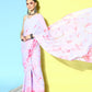 Ahalyaa Poly Chiffon Abstract Printed Saree | Swadesiicart