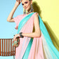 Ahalyaa Poly Chiffon Ombre Saree | Swadesiicart
