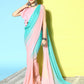 Ahalyaa Poly Chiffon Ombre Saree | Swadesiicart