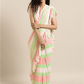 Ahalyaa Women's Striped Ready to Wear Saree | Swadesiicart