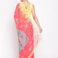 Ahalyaa Women's Red Colour Chiffon Digital Print Saree | Swadesiicart