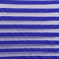 Ahalyaa Blue & Black Striped Net Ready to Wear Saree Set | Swadesiicart