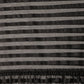 Ahalyaa Black Self-Striped Ruffled Ready to Wear Saree Set | Swadesiicart