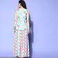 Ahalyaa Printed Top With Palazzos | Swadesiicart