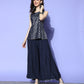 Ahalyaa Woven Design Tunic & Palazzo Co-ords - Swadesiicart