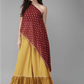 Ahalyaa Women One Shoulder Top with Beautiful Palazzo Set | Swadesiicart