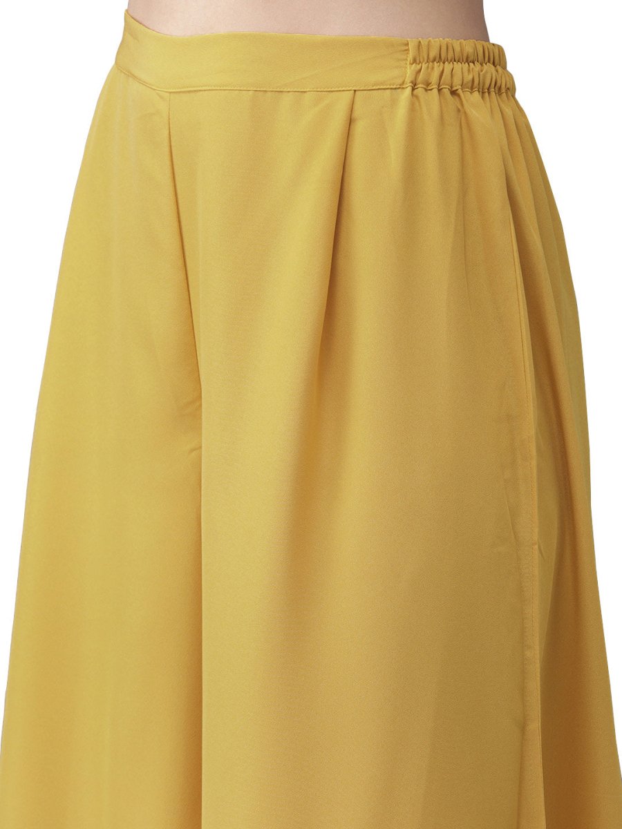 Ahalyaa Women One Shoulder Top with Beautiful Palazzo Set | Swadesiicart
