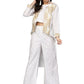 Ahalyaa Off White Straight Cotton Indowestern Set | Swadesiicart
