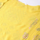 Ahalyaa Yellow & Pink Printed Crop Top with Palazzos & Ethnic Jacket - Swadesiicart