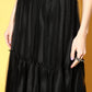 Ahalyaa Women White & Black Printed Top & Skirt | Swadesiicart