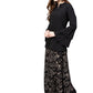 Ahalyaa Indowestern Black Shirt With Skirt Set | Swadesiicart