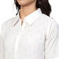 Ahalyaa White Straight Cotton Indowestern Set | Swadesiicart