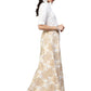 Ahalyaa White Straight Cotton Indowestern Set | Swadesiicart