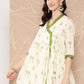 Ahalyaa Tie-Ups Tropical Printed Tunic | Swadesiicart