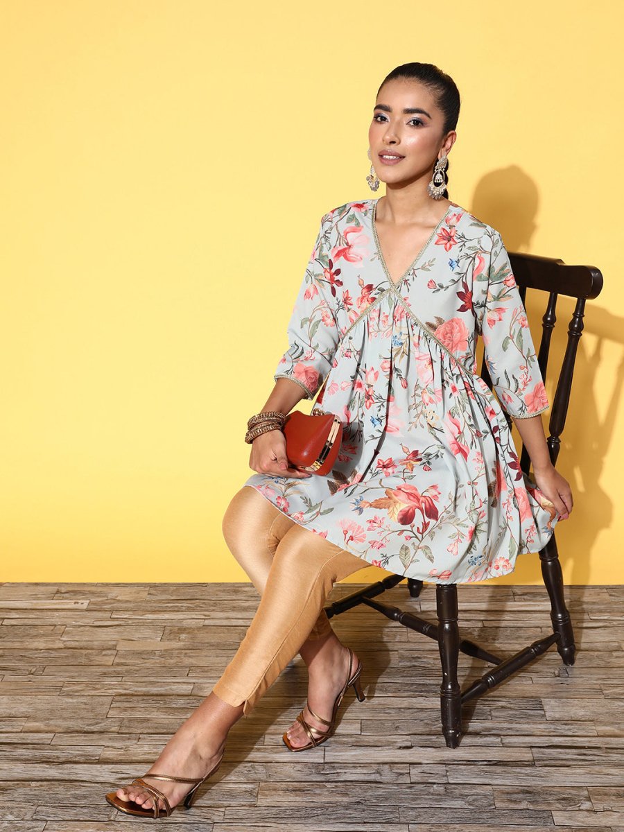 Ahalyaa Women Printed Tunic | Swadesiicart