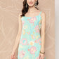 Ahalyaa Floral Print Embellished Tunic | Swadesiicart