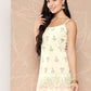 Ahalyaa Shoulder Straps Floral Print Tunic | Swadesiicart