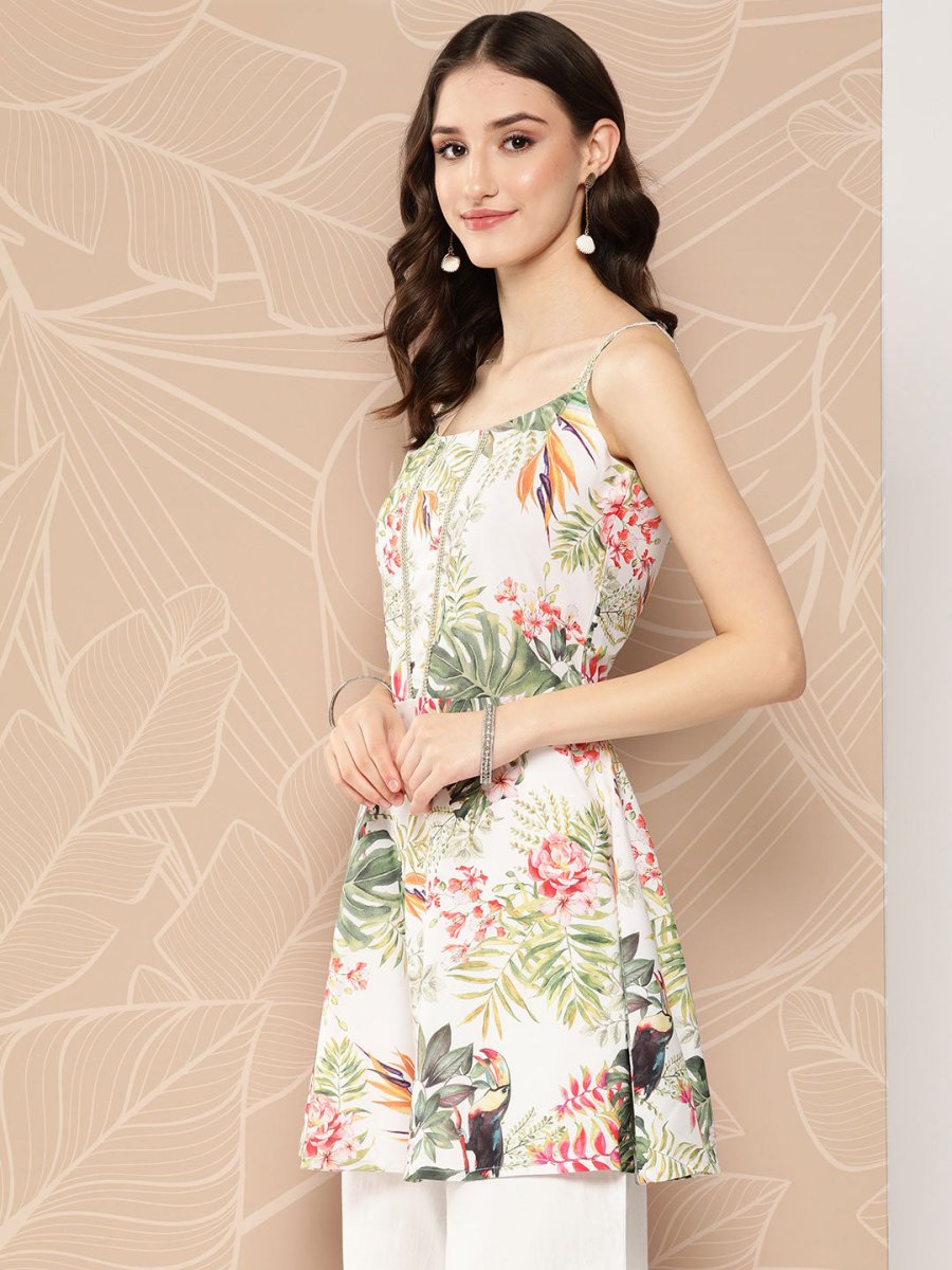 Ahalyaa Tropical Printed Tunic | Swadesiicart