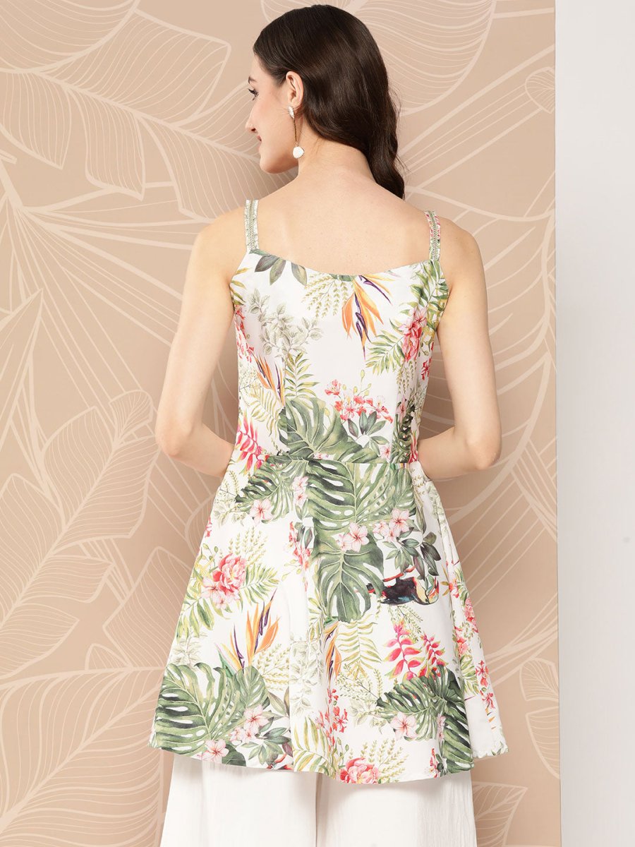 Ahalyaa Tropical Printed Tunic | Swadesiicart