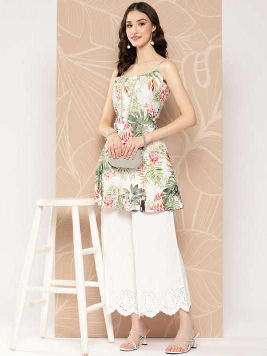Ahalyaa Tropical Printed Tunic | Swadesiicart