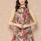 Ahalyaa Halter Neck Printed Tunic | Swadesiicart