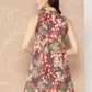 Ahalyaa Halter Neck Printed Tunic | Swadesiicart