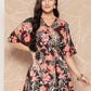 Ahalyaa Floral Printed Tunic | Swadesiicart
